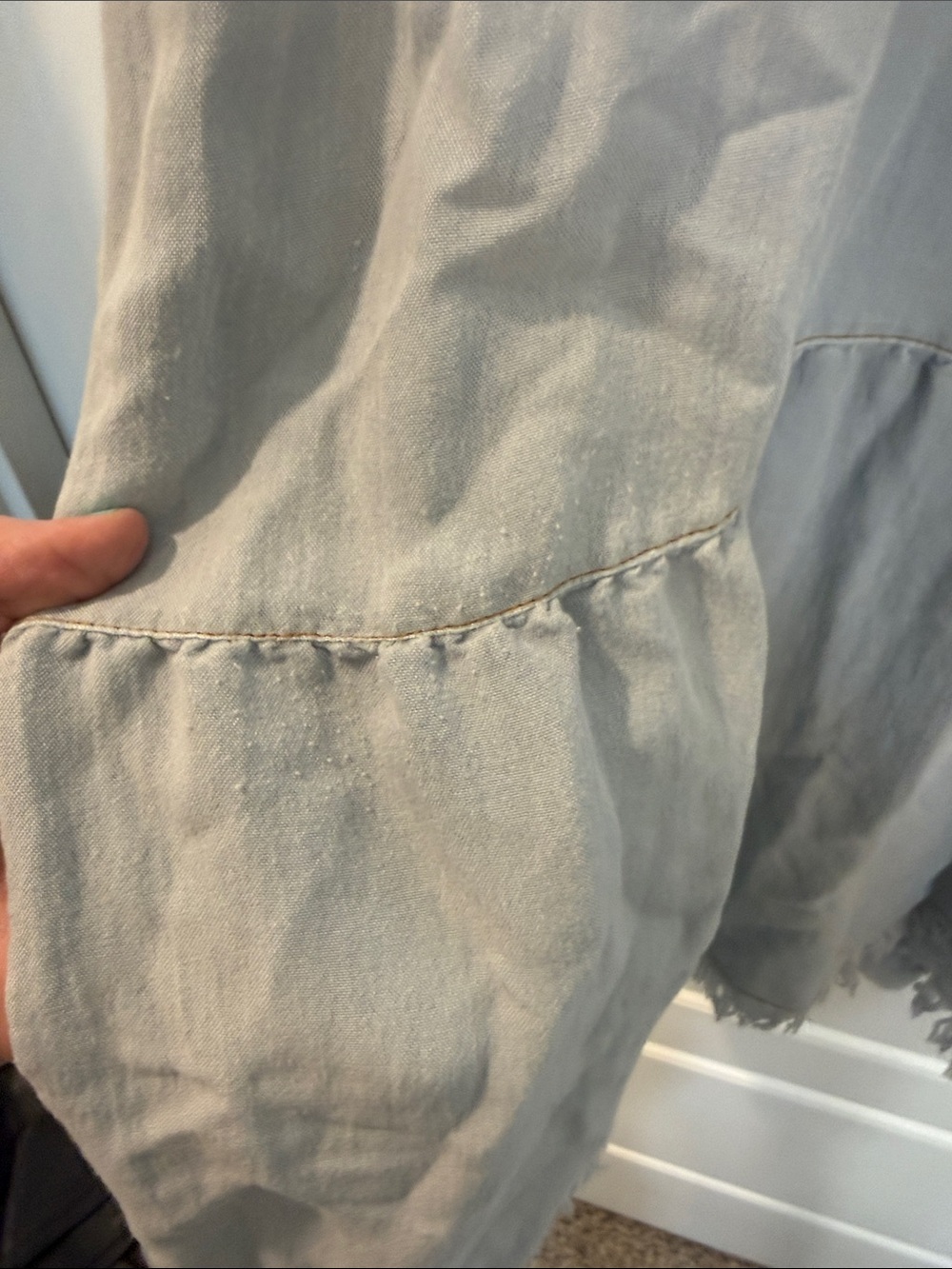 Umgee Light Blue Jean color Dress 2XL - Picture 7 of 7